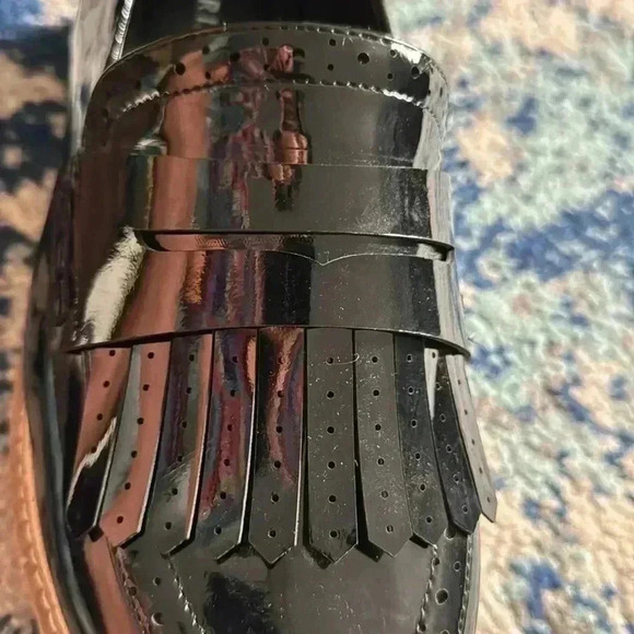 Torrid vegan patent leather platform penny loafer 12ww NWOB - Picture 9 of 9